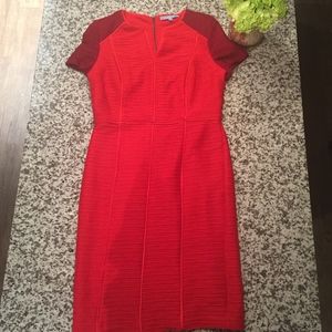 Stunning ANTONIO MELANI Red Ruched Dress